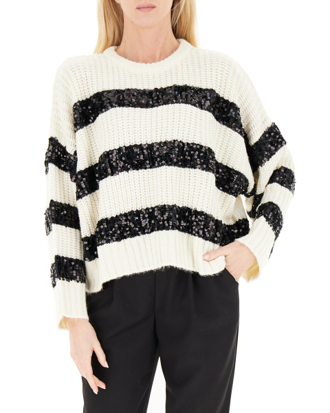 Maglione paillettes