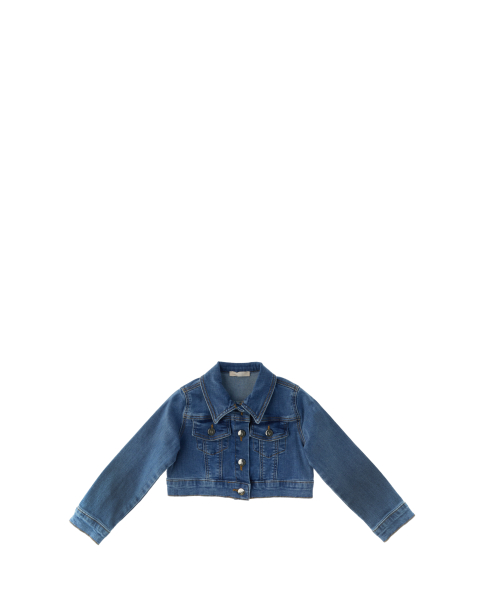 Giacca jeans cropped