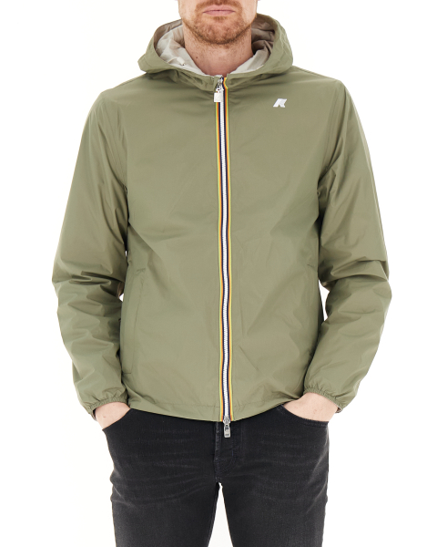 Giubbino antivento reversibile