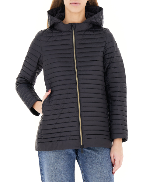 Piumino con cappuccio