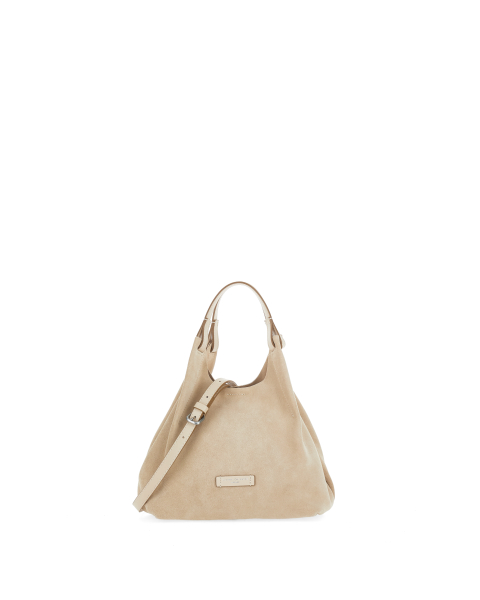 Borsa pelle scamosciata