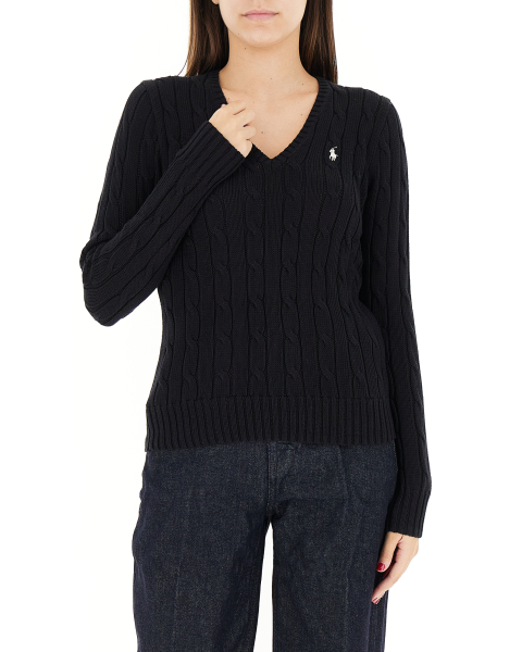 Maglione a trecce