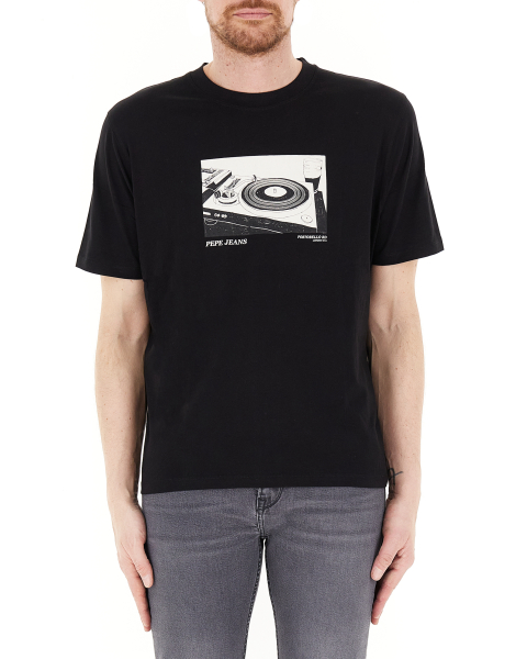 T-shirt girocollo cotone