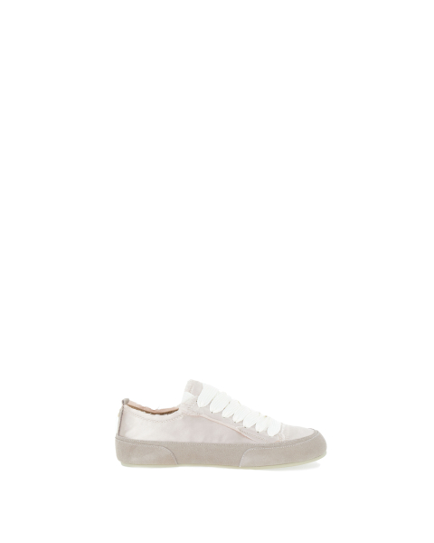 Sneakers in satin
