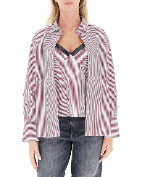 Camicia con inserto