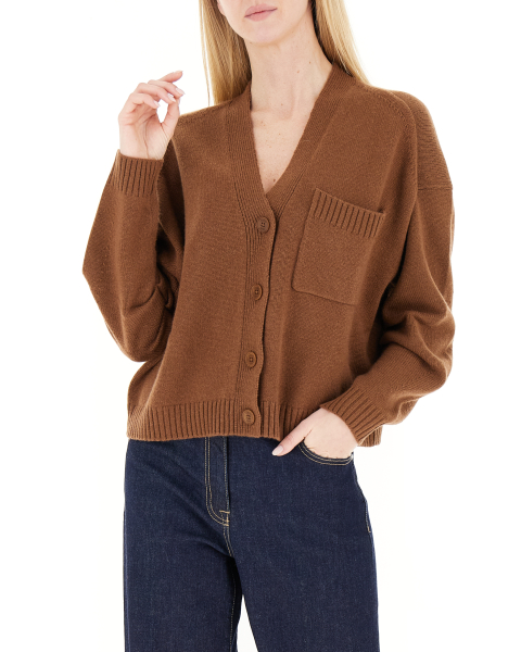 Cardigan misto lana