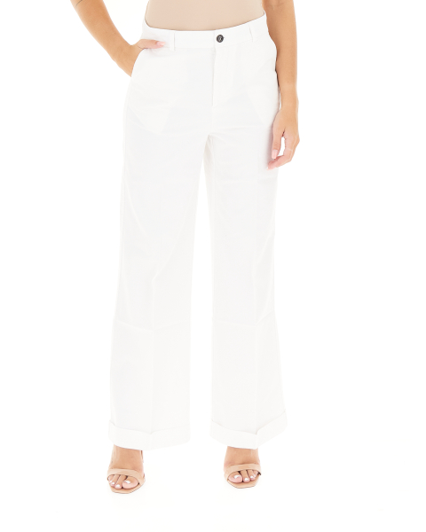 Pantalone wide leg