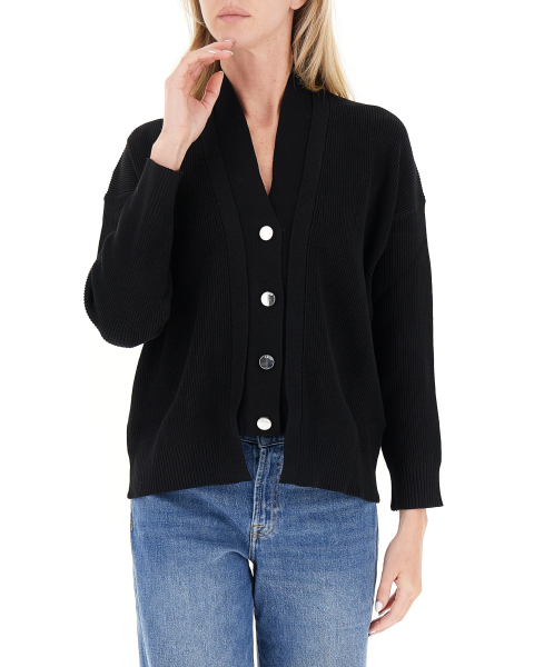 Cardigan misto viscosa