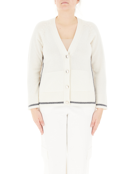 Cardigan scollo V