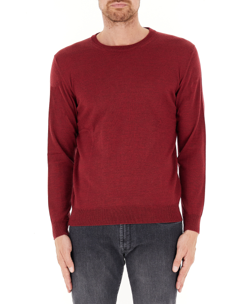 Maglione girocollo lana merino