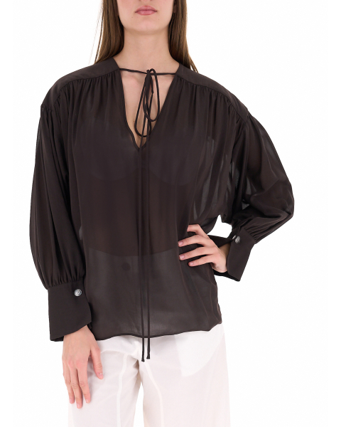 Blusa scollo a V