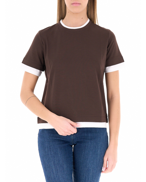 T-shirt con inserti