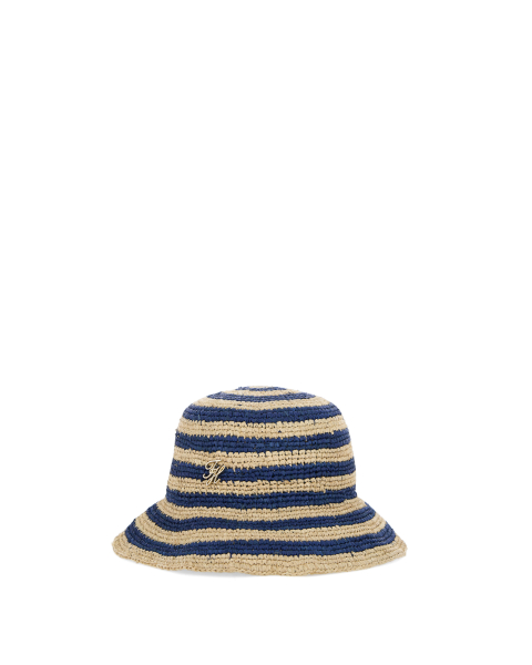 Bucket hat in paglia