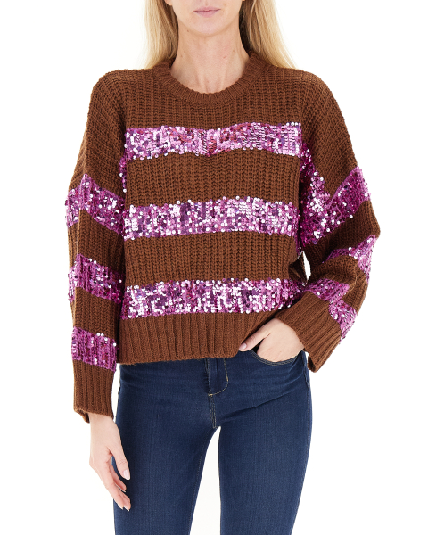 Maglione paillettes