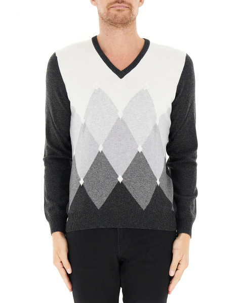 Maglione a rombi