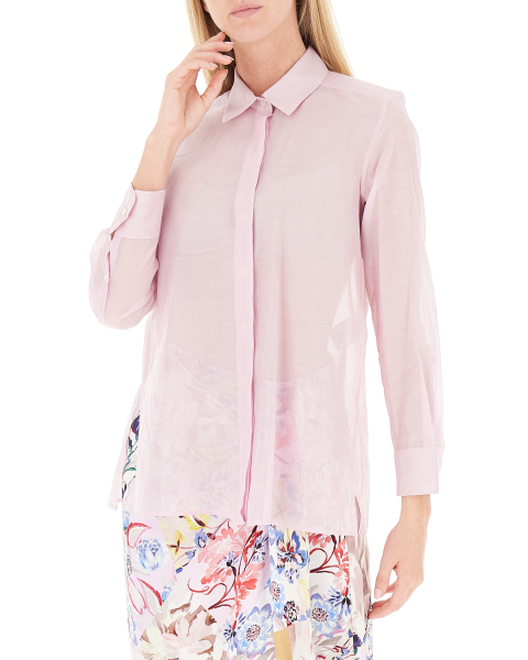 Camicia misto seta