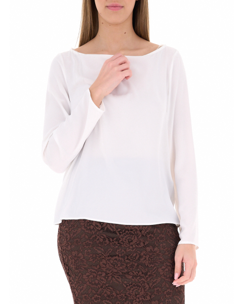 Blusa maniche lunghe