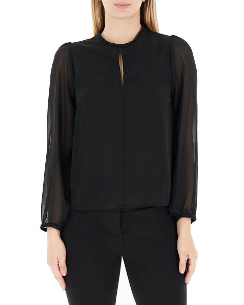 Blusa maniche lunghe