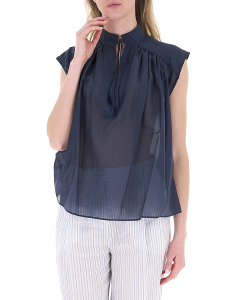 Blusa maniche ad aletta
