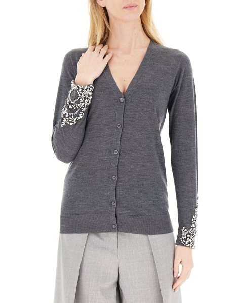 Cardigan in lana