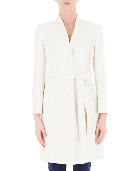 Cappotto con cintura