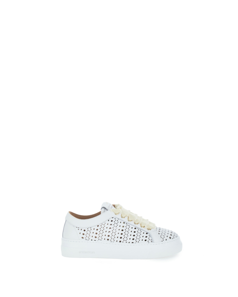 Sneakers pelle traforata