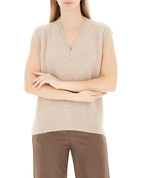 Gilet misto alpaca