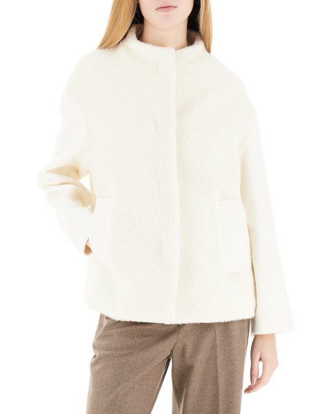 Cappotto misto alpaca
