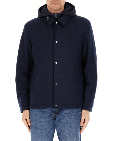Overshirt knitted wool