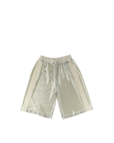 Shorts tessuto a specchietti