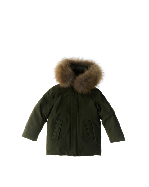 Parka con cappuccio