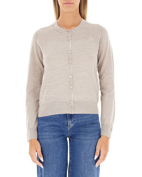 Cardigan in lana