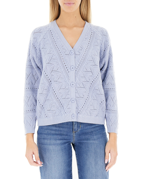 Cardigan misto viscosa