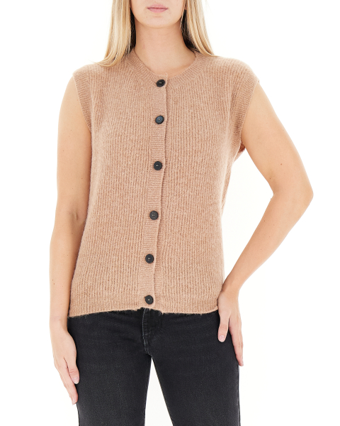 Gilet misto lana