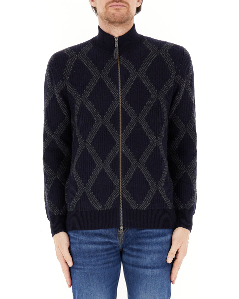 Cardigan con zip