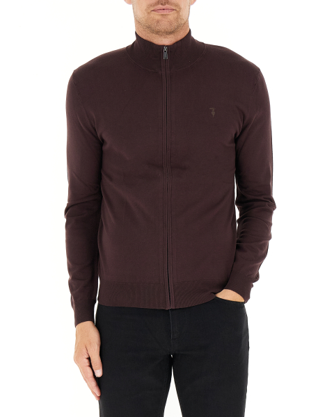 Cardigan con zip