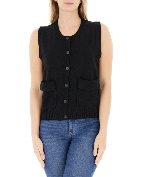 Gilet misto lana