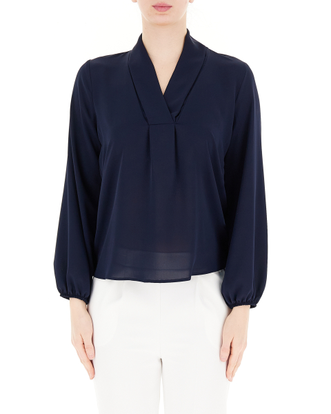 Blusa maniche lunghe