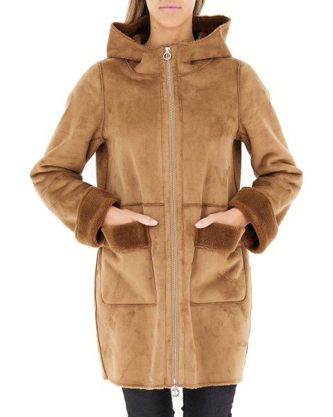 Cappotto con cappuccio