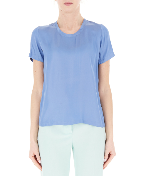 Blusa girocollo viscosa