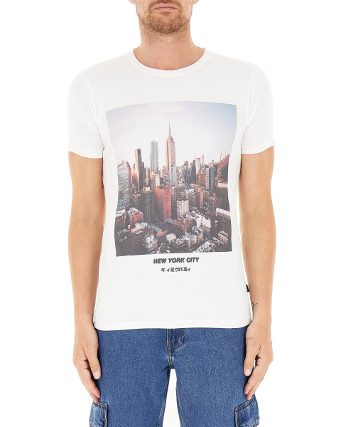 T-shirt girocollo cotone