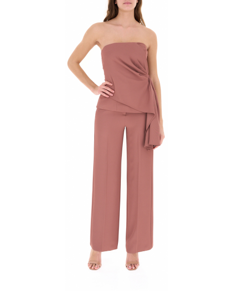 Jumpsuit con drappeggio