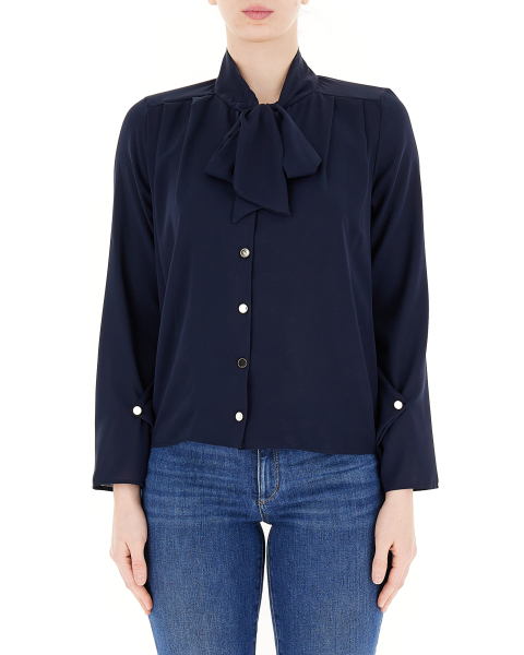 Blusa con fiocco