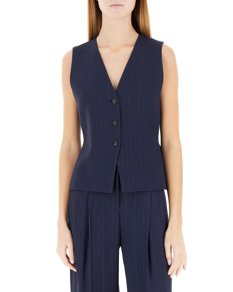 Gilet monopetto viscosa