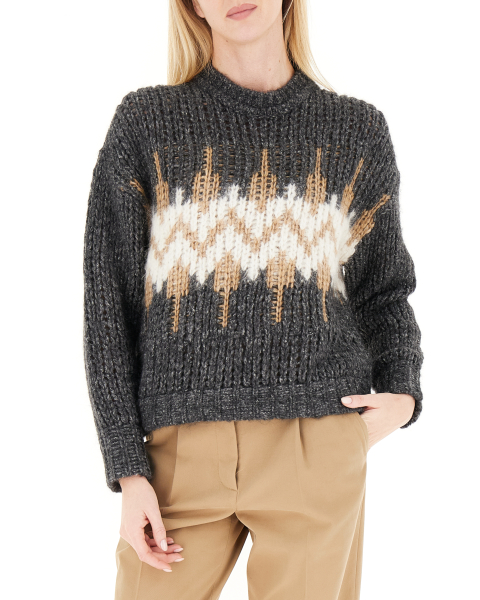 Maglione misto alpaca