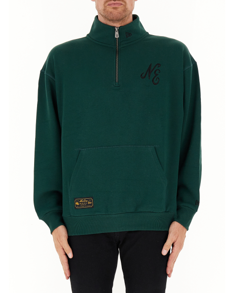 Felpa mezza zip