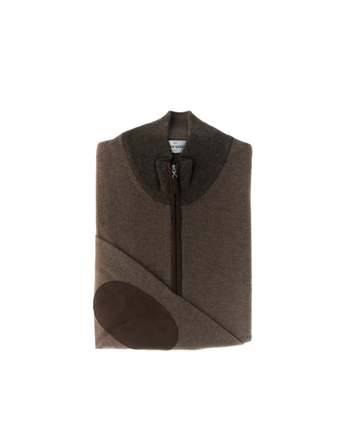 Cardigan con zip