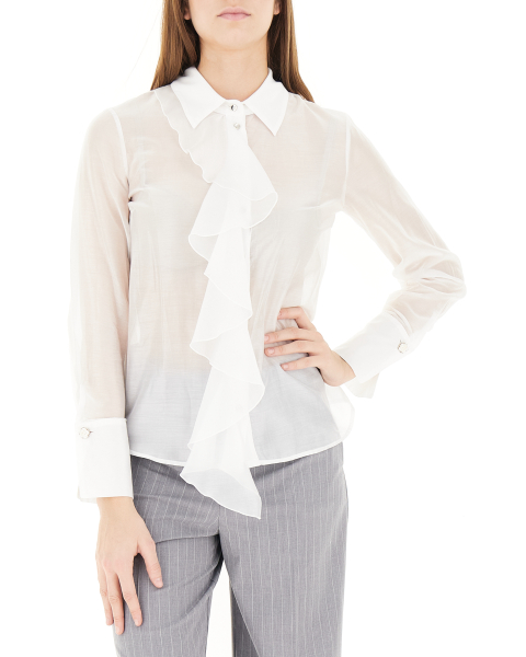 Camicia con volants