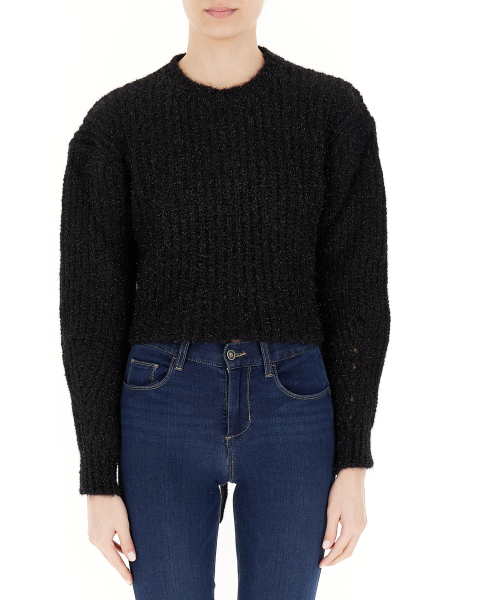 Maglione Girocollo Cropped