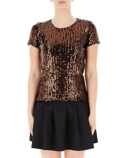 Maglia con paillettes